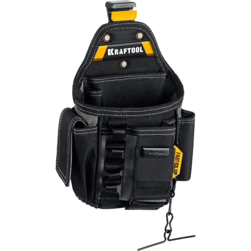 KRAFTOOL KP-13E поясная сумка с быстросъёмным креплением FastClip, 280 х 200 мм (38772)
