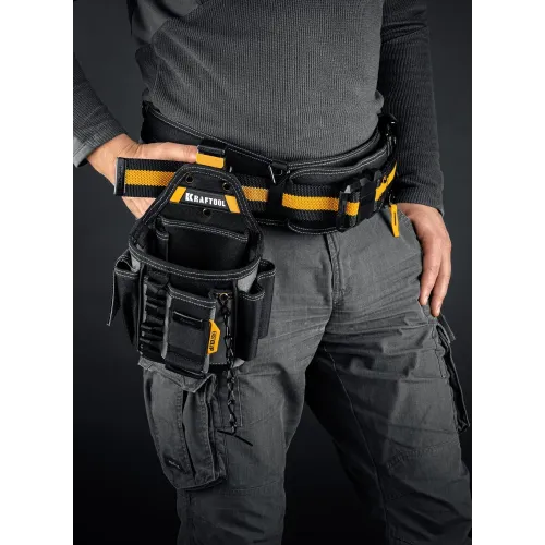 KRAFTOOL KP-13E поясная сумка с быстросъёмным креплением FastClip, 280 х 200 мм (38772)