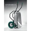 KRAFTOOL MAXDrive-2 110л, 280 кг, двухколесная, с трубным усилителем, кузов 0,9 мм, полиуретановые колеса, тачка строительная (39860)