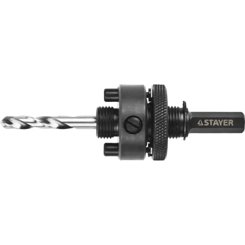 STAYER HEX 3/8″ (9,5 мм) державка для биметаллических коронок 32-160 мм (29548)