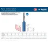 ЗУБР 12 x 30 мм, хвостовик 8 мм, фреза пазовая прямая с нижними подрезателями, Профессионал (28755-12-30)