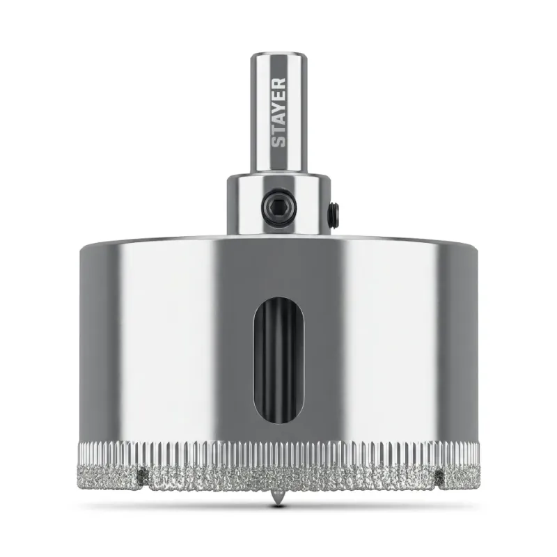 STAYER DIAMOND d 60 мм, Р60, Алмазная коронка (29931-60)
