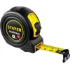 STAYER BlackMax, 8 м х 25 мм, рулетка с двумя фиксаторами, Professional (3410-08)
