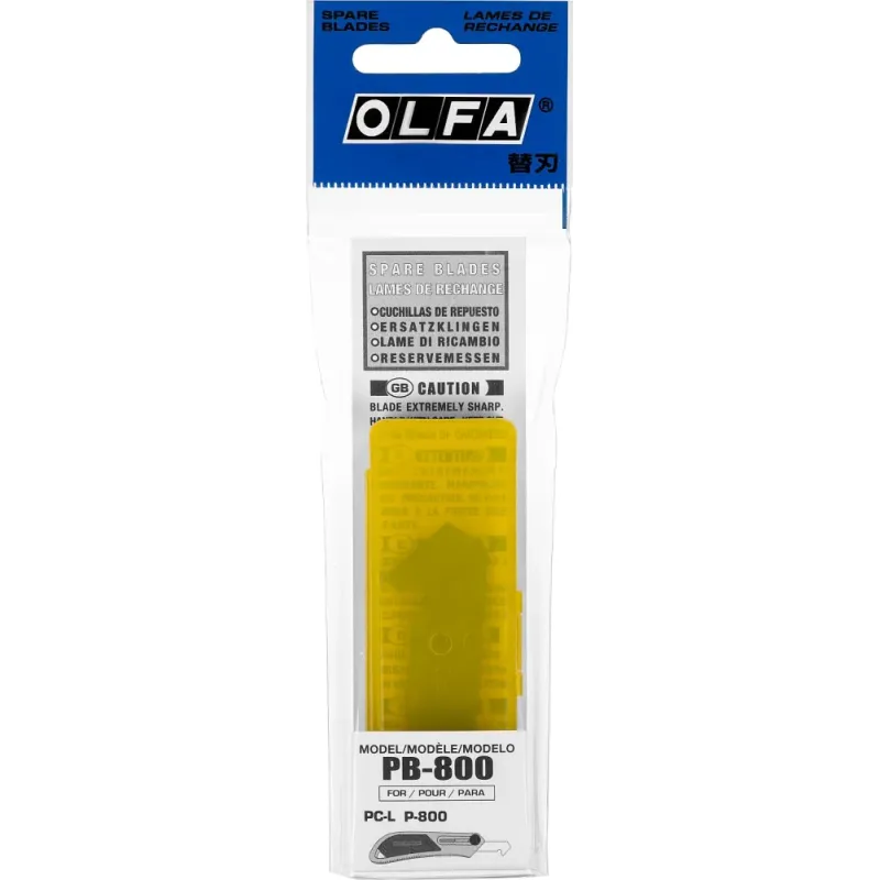 OLFA 13 мм, 3шт, двухсторонние лезвия для резака (OL-PB-800)