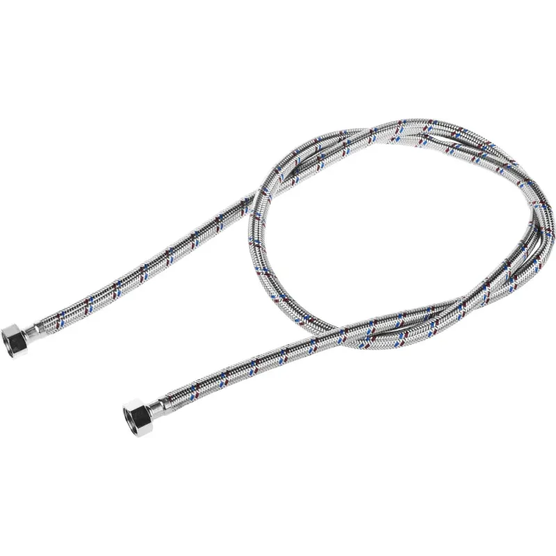 ЗУБР 1/2″, 1.5 м, гайка-гайка, гибкая подводка для воды (51005-G/G-150)