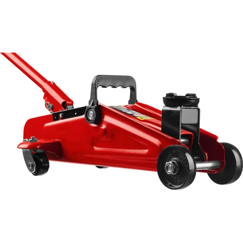 STAYER R-22 RED FORCE, в кейсе, 2 т, 125 - 320 мм, подкатной домкрат для легковых а/м, Professional (43152-2-K)
