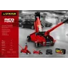 STAYER R-22 RED FORCE, в кейсе, 2 т, 125 - 320 мм, подкатной домкрат для легковых а/м, Professional (43152-2-K)