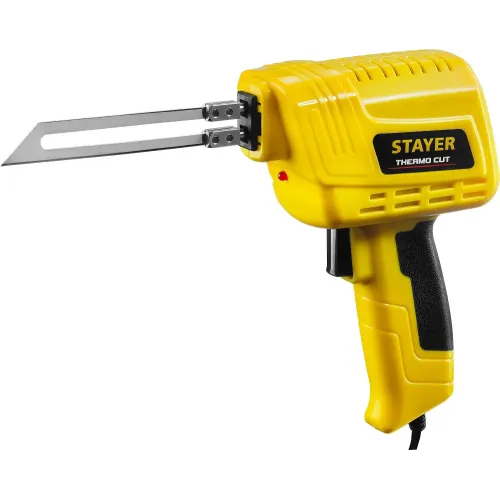 STAYER Thermo cut, 150 Вт, в наборе: 2 ножа, быстрый рез пенопласта + пластика, прибор для терморезки (45255-H2)