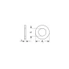 ЗУБР DIN 125А, 10 мм, цинк, 5 кг, шайба (303800-10)