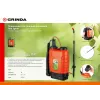 GRINDA KS-15, 15 л, с телескопическим удлинителем, ранцевый опрыскиватель (425216)