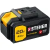 STEHER V1, 20 В, 300 Н·м, 1 АКБ (4 А·ч), бесщеточный гайковерт, кейс (CWB-300-1)