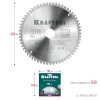KRAFTOOL Multi Material, 200 х 30 мм, 60Т, пильный диск по алюминию (36953-200-30)