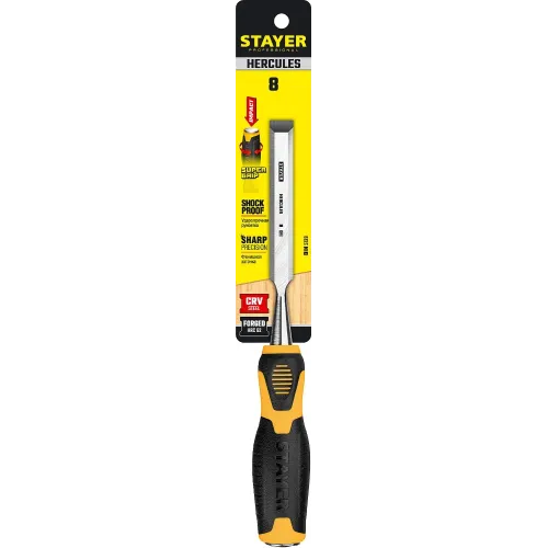 STAYER Hercules, 8 мм, стамеска-долото, Professional (18205-08)
