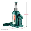 KRAFTOOL DOUBLE RAM, 6 т, 170 - 420 мм, с увеличенным подъемом, двухштоковый бутылочный домкрат (43463-6)