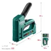 KRAFTOOL Universal, 7-в-1: 53 (A/10/JT21) 23GA (6 - 14 мм)/140 (G/11/57) 20GA (8 - 14 мм)/13/53F/36/500, универсальный легкий степлер (31524)