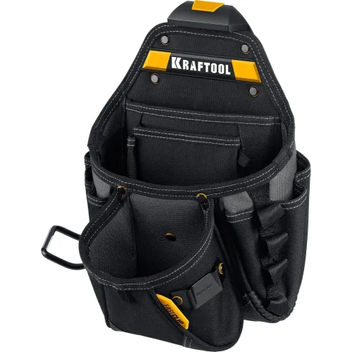 KRAFTOOL KBS-4 пояс монтажника, в комплекте: пояс монтажника и 3 сумки (38760-4)