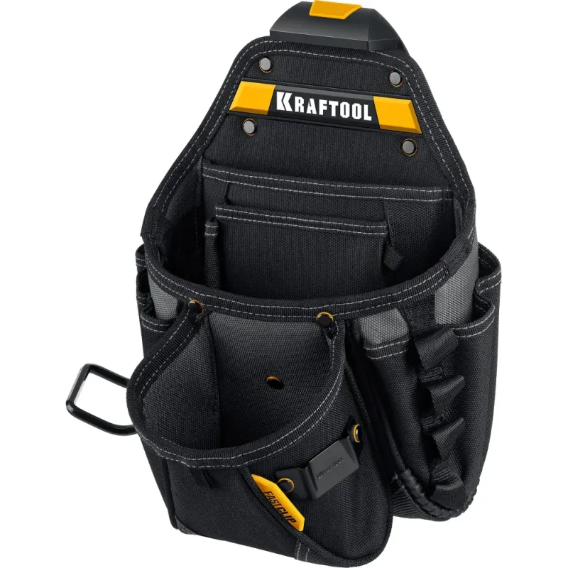 KRAFTOOL KBS-4 пояс монтажника, в комплекте: пояс монтажника и 3 сумки (38760-4)