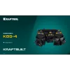 KRAFTOOL KBS-4 пояс монтажника, в комплекте: пояс монтажника и 3 сумки (38760-4)
