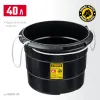 STAYER STRONG, 40 л, с канатными ручками, строительное пластиковое ведро (06085-40)