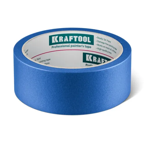 KRAFTOOL #100 Perfect 38 мм х 30 м, для гладких и шероховатых поверхностей, малярная лента (12101-38)