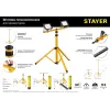 STAYER MAX Stable, телескопический штатив для 2х прожекторов в сумке (56922-B)