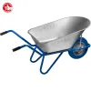 ЗУБР ПТ-100, 90 л, 180 кг, одноколесная, полиуретановое колесо, садовая тачка, Профессионал (39901)