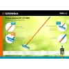 GRINDA PR-12T FIBER, 380 х 100 х 1530 мм, 12 витых зубцов, углеродистая сталь, фибергласовый черенок, садовые грабли, PROLine (39654)