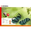 GRINDA GA-26, 26 стальных шипов, длина 50 мм, для газона, ножной аэратор (422111)