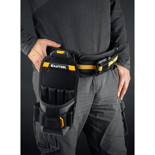 KRAFTOOL KP-11 поясная сумка с быстросъёмным креплением FastClip, 170 х 360 мм (38777)