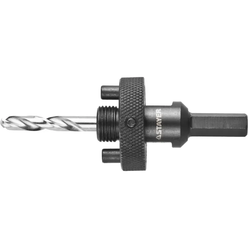 STAYER HEX 3/8″ (9,5 мм) державка быстросъемная для биметаллических коронок 32-160 мм (29550)
