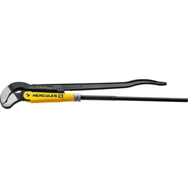STAYER Hercules-S, №3, 2″, 560 мм, трубный ключ с изогнутыми губками, Professional (27311-3)