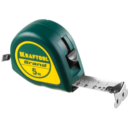 KRAFTOOL Grand, 5 м х 25 мм, рулетка (34022-05-25)