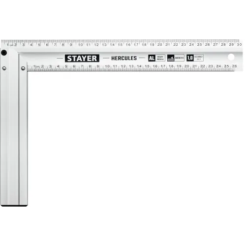 STAYER 300 мм, жесткий столярный угольник, Professional (3432-30)