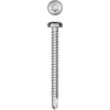 KRAFTOOL DS-P, 50 х 4.8 мм, А2, сверло, полукруглая головка, ТХ25, 150 шт, саморез нержавеющий (300931-48-050)
