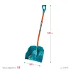 GRINDA Alu-600, снеговая лопата, алюминиевый черенок, пластиковый ковш 590мм (39942) PROLine