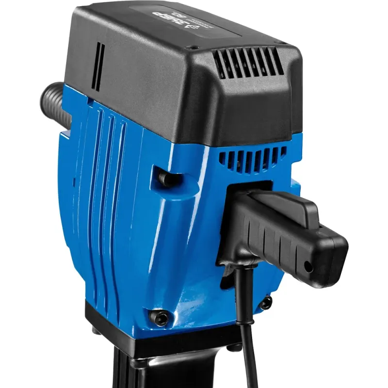 ЗУБР Бетонолом, 60 Дж, 2200 Вт, АВТ, отбойный молоток HEX-28, Профессионал (ЗМ-60-2200 ВК)