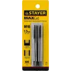 STAYER M10 х 1.5, 2 шт, комплект метчиков (28025-10-1.5-H2)