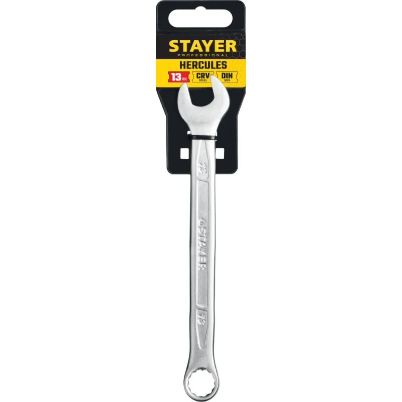 STAYER HERCULES, 13 мм, комбинированный гаечный ключ, Professional (27081-13)