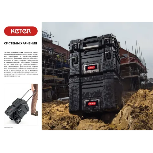 KETER FOLDING 850х550х755 мм, складной столярный верстак (38730)