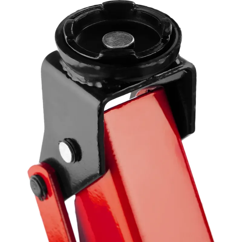STAYER R-33 RED FORCE, 3 т, 135 - 400 мм, подкатной домкрат с увеличенным подъемом, Professional (43154-3)