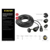 STAYER RC-315, КГ, 3 x 1.5 мм2, 10 м, 3700 Вт, IP44, силовой удлинитель-шнур (55026-10)