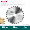 KRAFTOOL Fast, 200 х 32 мм, 24Т, пильный диск по дереву (36950-200-32)