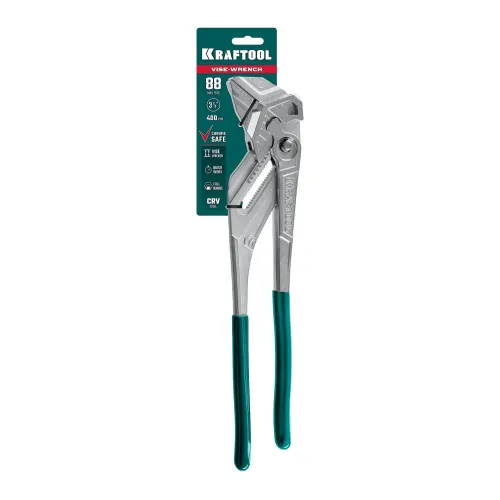 KRAFTOOL Vise-Wrench, 400 мм, клещи переставные-гаечный ключ (22070)