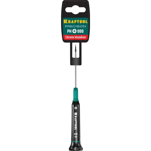 KRAFTOOL Precision PH000, отвертка для точных работ (25682-000)