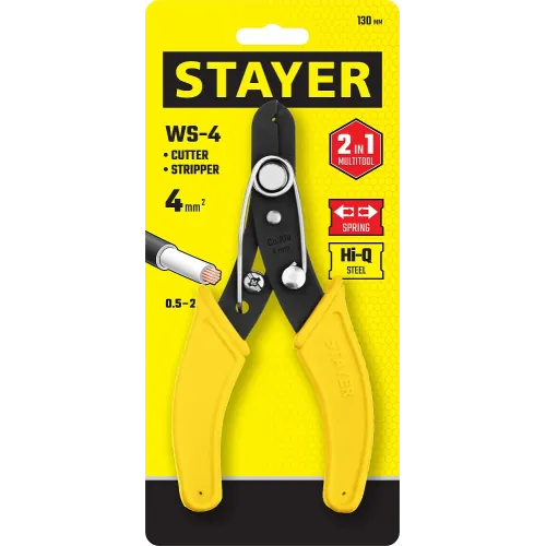 STAYER WS, 0.75 – 2.5 мм2, стриппер для снятия изоляции (23338-13)