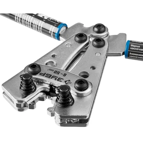 ЗУБР ПКГ-50, 6 - 50 мм2, усиленные пресс-клещи гексагональные для медных наконечников и гильз, Профессионал(45453)