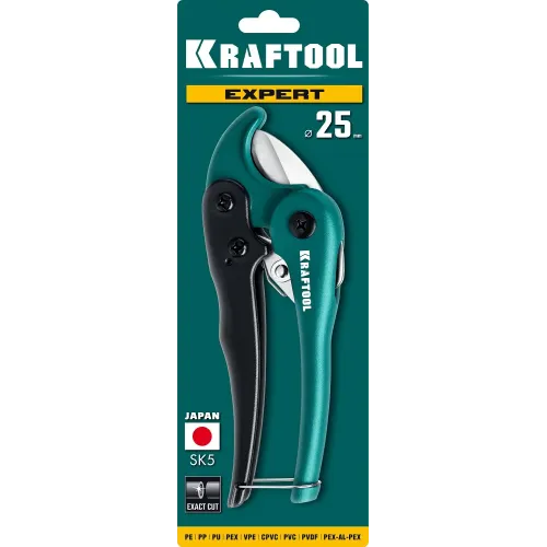KRAFTOOL до 25 мм, высокоскоростной труборез по металлопластиковым и пластиковым трубам (23381-25)