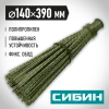 СИБИН 440 х 190 мм, полипропилен, коническое резьбовое соединение, круглая, с фиксирующим ободом, пластиковая метла (39223)