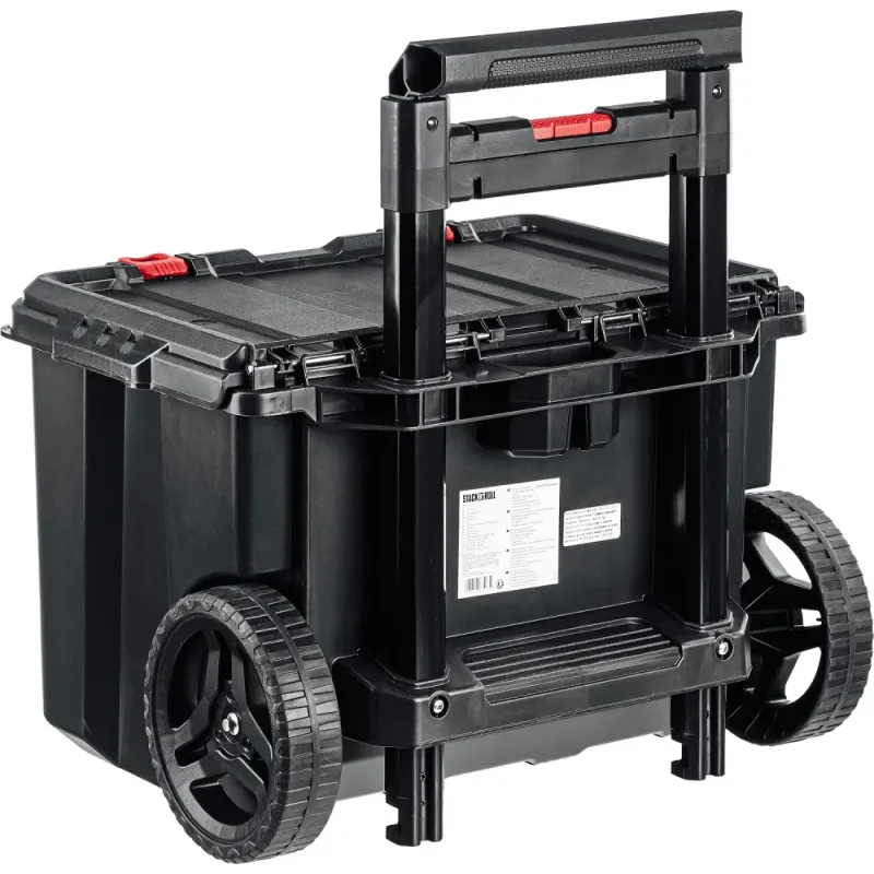 KETER STACKNROLL, 525 х 411 х 560 мм, (21″), пластиковый ящик-тележка на колесах (38397)