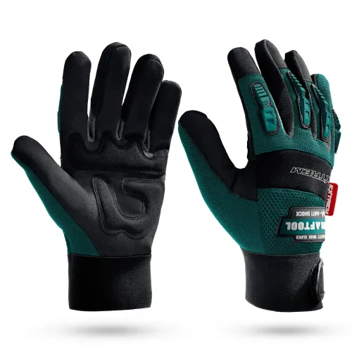 KRAFTOOL Extrem, XL (10), профессиональные комбинированные перчатки, антивибрационные, противоударные (11287-XL)